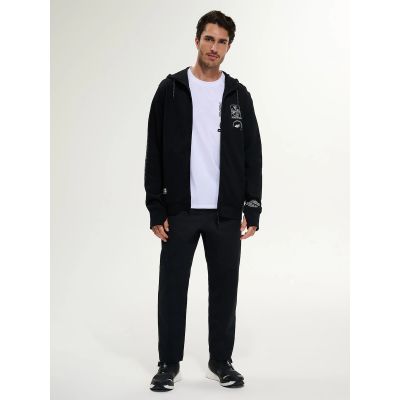 5. Bluza dresowa relaxed z kapturem męska 4F 4FRSS26TSWSM2923-20S