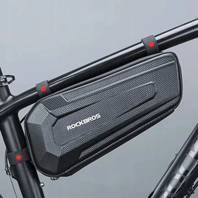 6. Torba rowerowa Rockbros B67 wodoodporna na ramę - czarna