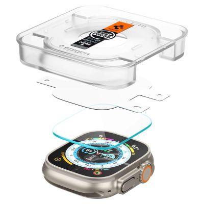 5. Szkło hartowane Spigen Glas.tR EZ Fit na Apple Watch Ultra / Ultra 2 (49 mm) - 2 szt.