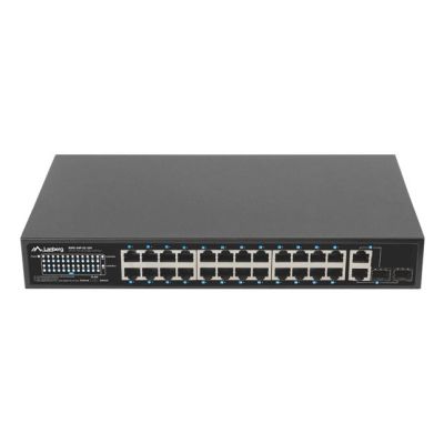 SWITCH LANBERG RSFE-24P-2C-250 24X 100MB POE+/2X COMBO RACK 19" GIGABIT ETHERNET 250W