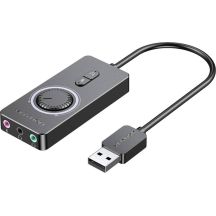 Zewnętrzna karta dźwiękowa z regulacją głośności Vention 1m USB 2.0