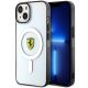 Etui Ferrari Outline MagSafe na iPhone 14 - przezroczyste