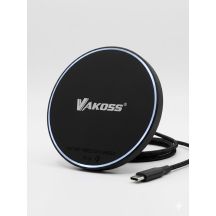 VAKOSS ŁADOWARKA INDUKCYJNA BEZPRZEWODOWA QI 15W MY5316K CZARNY