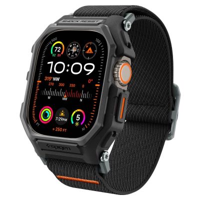 Etui z paskiem Spigen Lite Fit Pro na Apple Watch Ultra 1 / 2 (49 mm) - czarny mat