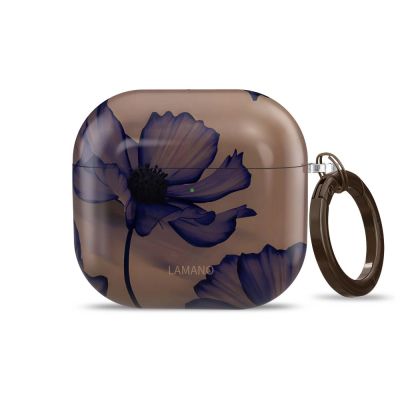 2. Etui Tech-Protect Lamano na AirPods 4 - brązowo-fioletowe