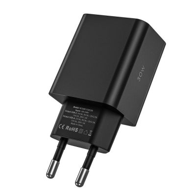 2. Ładowarka Tech-Protect NC30W sieciowa USB-C PD 30W / USB-A QC 3.0 - czarna
