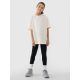 4. T-shirt dziewczęcy oversize gładki 4F 4FJWSS25TTSHF1851-12S