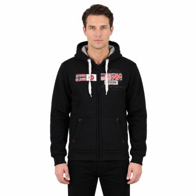 5. Bluza męska Geographical Norway GORMA MEN 100 EO +BS (WT1880H/GN-BLACK)