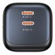 25. UNITEK ŁADOW. SIECIOWA 2X GAN 45W, 2XUSB-C PD 3.0, QC, CZARNA