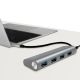 5. LogiLink UA0309 huby i koncentratory USB 3.2 Gen 1 (3.1 Gen 1) Type-C 5000 Mbit/s Szary