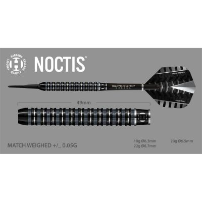 9. Rzutki Harrows Noctis 90% Softip HS-TNK-000016015