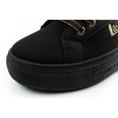 6. Lee Cooper buty sportowe damskie trampki modne czarne wygodne