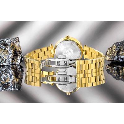 7. Zegarek Damski Giewont Sapphire Złoty GW9890-B2