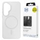 16. Etui 3mk Smoke MagCase na Samsung Galaxy S25 - białe-półprzezroczyste