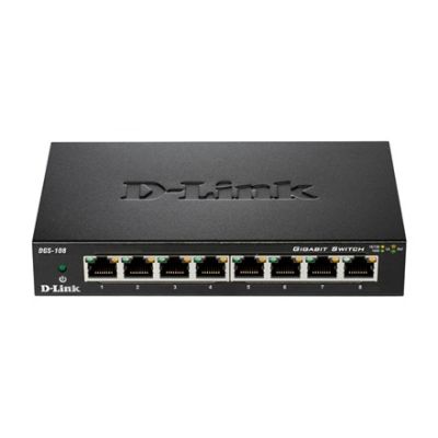 4. D-Link DGS-108 Czarny