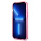 5. Etui Karl Lagerfeld Gradient Ikonik Karl&Choupette na iPhone 13 mini - różowe