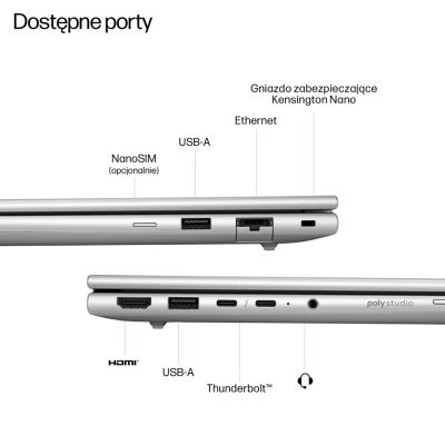 5. HP EliteBook 6 G1i AI PC Intel Core Ultra 7 265U Laptop 35,6 cm (14") WUXGA 24 GB DDR5-SDRAM 512 GB SSD Wi-Fi 6E (802.11ax) Windows 11 Pro Srebrny