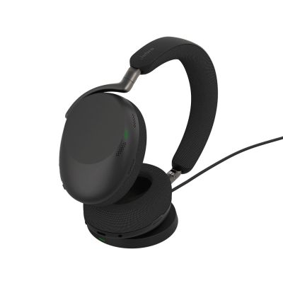 3. Jabra Evolve3 85 Zestaw słuchawkowy Przewodowy i Bezprzewodowy Opaska na głowę Połączenia/muzyka USB Type-C Bluetooth Czarny