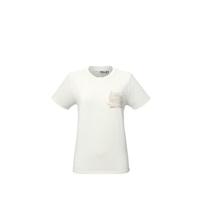 Koszulka damska MILLET Cimaï Collab Ts Ss W beżowa