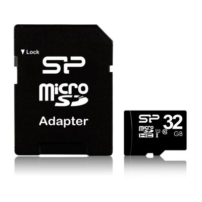 2. Karta pamięci Silicon Power microSDHC 32GB Class 10 + ADAPTER microSD-SD (SP032GBSTH010V10SP)