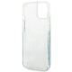 7. Etui Guess Flower Liquid Glitter na iPhone 14 - zielone
