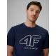 4. T-shirt regular męski z logo 4F 4FRSS26TTSHM3999-31S