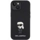 3. Etui Karl Lagerfeld Silicone Ikonik Metal Pin na iPhone 15 - czarne