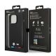 8. Etui BMW Leather Stamp Tricolor MagSafe na iPhone 14 Pro - czarne