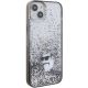 4. Etui Karl Lagerfeld Liquid Glitter Choupette do iPhone 15 Plus - przezroczyste