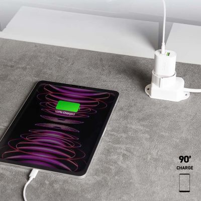 6. Ładowarka sieciowa SBS TETRPD20W 20W USB-A USB-C z Power Delivery - biała