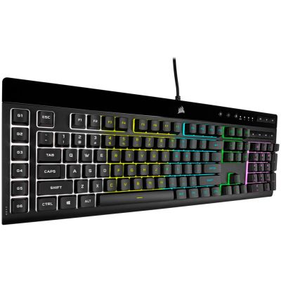 19. Corsair K55 RGB PRO klawiatura Gaming USB QWERTZ Niemiecki Czarny