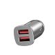 8. Baseus Square inteligentna ładowarka samochodowa 2x USB QC3.0 Quick Charge 3.0 SCP AFC 30W czarny (CCALL-DS01)