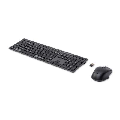 2. Zestaw klawiatura + mysz HP 720 Multi-Device Rechargeable Wireless Keyboard and Mouse Combo bezprzewodowe z akumulatorem czarne 9T5A9AA