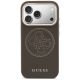 3. Etui Guess Perforated 4G MagSafe na iPhone 17 Pro - brązowe