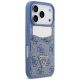 4. Etui Guess 4G nauble Card Triange na iPhone 18 Pro / 17 Pro - niebieskie