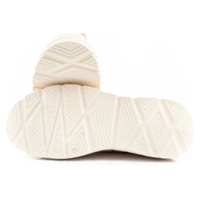 9. Lee Cooper buty sportowe damskie zimowe trekkingowe ocieplane beżowy kremowy