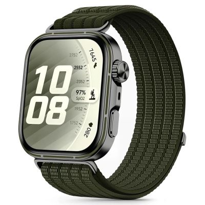 Pasek Tech-Protect Nylon an Huawei Watch Fit 3 / 4 / 4 Pro / 5 / 5 Pro - zielony