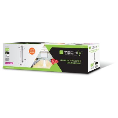 2. TECHLY UCHWYT SUFITOWY DO PROJEKTORA 54-90CM 13,5K