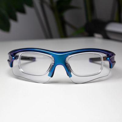 7. Okulary rowerowe Rockbros 10069 fotochromowe UV400 - niebieskie