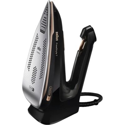 3. Braun FI 7276 BK FreeStyle 7 Żelazko parowe Czarny, Złoto