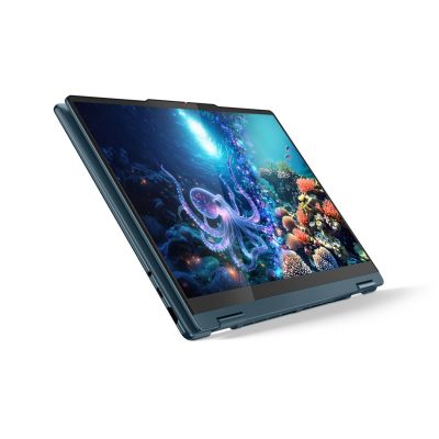 3. Lenovo Yoga 7 2-in-1 14AKP10 Ryzen AI 5 340 14.0"WUXGA Touch OLED 400nits Glossy 60Hz 16GB LPDDR5-6400 SSD512 Radeon 840M Graphics Cam 5.0MP 70Wh Win11 Tidal Teal