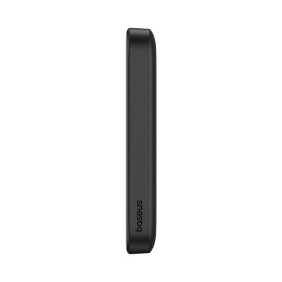 6. Powerbank Baseus Magnetic Mini Air 6000mAh 20W z ładowaniem indukcyjnym z kablem Baseus Simple USB-C (20V/3A) 30cm - czarny
