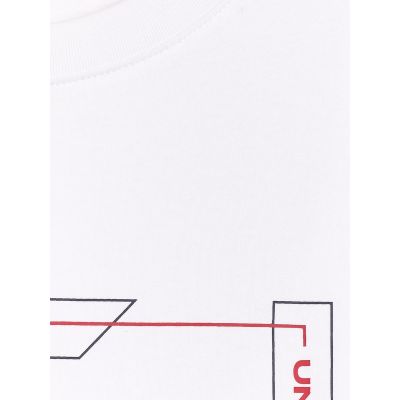 8. Longsleeve regular z nadrukiem męski 4F 4FRAW25TLONM606-10S