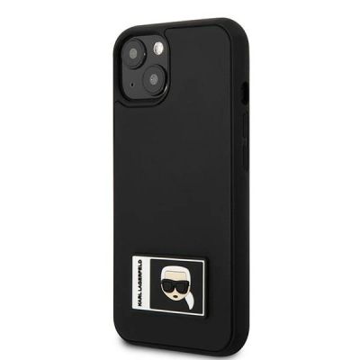2. Etui Karl Lagerfeld Ikonik Patch na iPhone 13 mini - czarne