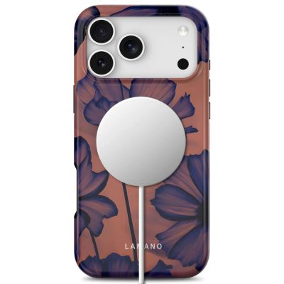 4. Etui Tech-Protect Lamano MagSafe na iPhone 18 Pro Max / 17 Pro Max - granatowo-brązowe