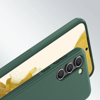 13. Nillkin Super Frosted Shield Pro etui Samsung Galaxy S23+ pancerny pokrowiec + podstawka na telefon czerwone