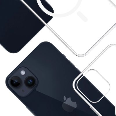9. Etui 3mk Clear MagCase na Apple iPhone 14 Plus - przezroczyste