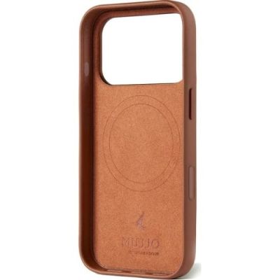 11. Etui skórzane do iPhone 17 Pro Tan Mujjo