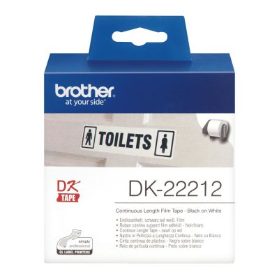 7. Brother DK-22212 taśmy do etykietowania Czarny na białym