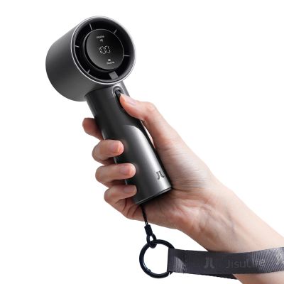 2. Mini dmuchawa Jisulife Handheld Fan Pro1 S 5000mAh FA53PRO przenośny wiatraczek wentylator USB metalowy - ciemnoszary